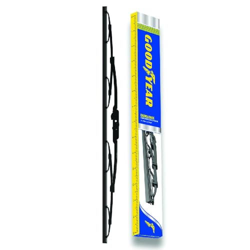 GOODYEAR SPRINTMAX GOODYEAR Wiper Blades For Car - 17 Inch | Advanced Nanotech Graphite-Coated Rubber for Smooth Operation | With Universal Adaptor Socket For Windshield - Black - Image 1