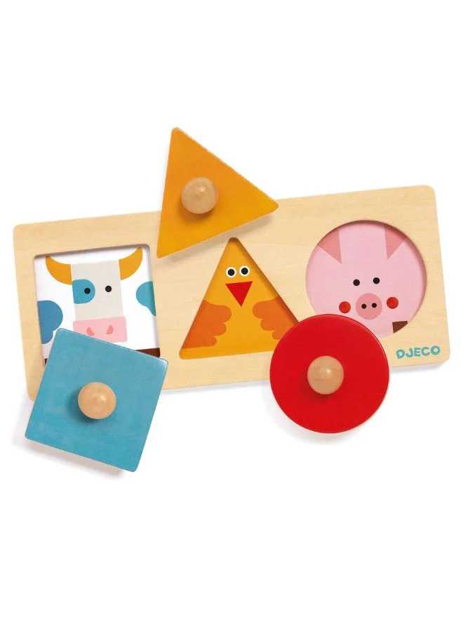 DJECO Formabasic Wooden Puzzle