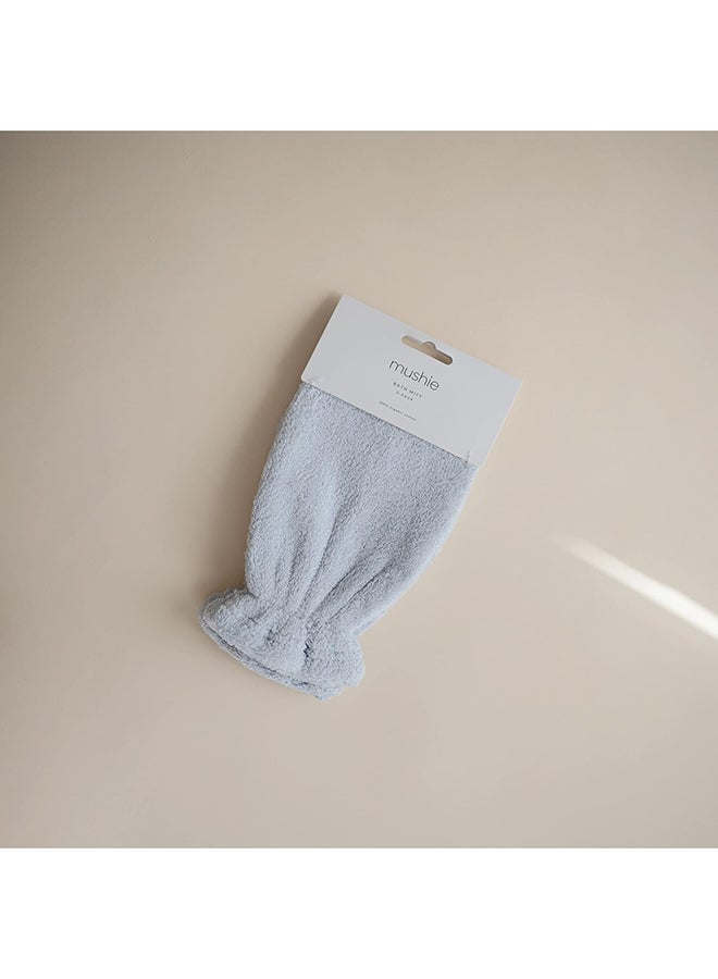 mushie قفاز استحمام موشي 2-pack أزرق فاتح - Image 2