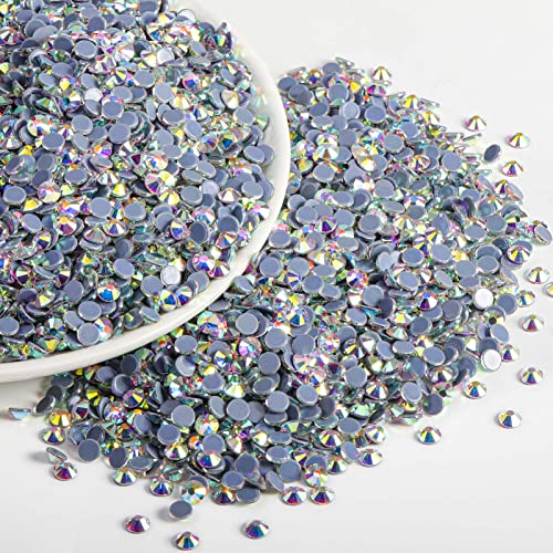 Beadsland Hotfix Rhinestones Bulk, 14400PCS Crystal Hot Fix Rhinestones for Crafts Clothes DIY Decoration, Crystal AB, SS10, 2.7-2.9mm - Image 2