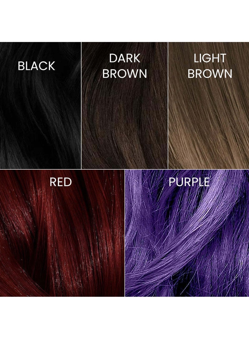 NOVA Hair Dye Shampoo,Quick Coloring Shampoo,Covering Gray Hair, Unisex, 200ml (Light Brown) - Image 4