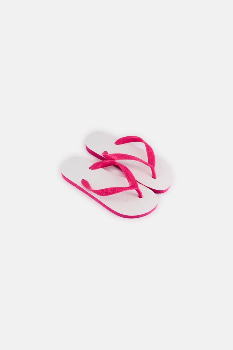 Havaianas Kids Girl Tradicional Slip On Slippers, Multicolor - Image 4