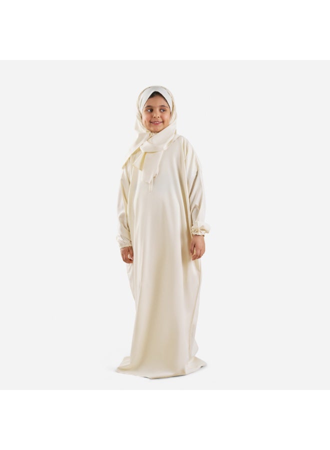 Reetal Girls Prayer Set with Mat & Abaya – Soft Velvet – Age 6-14 – Multicolor – Size M - Image 2
