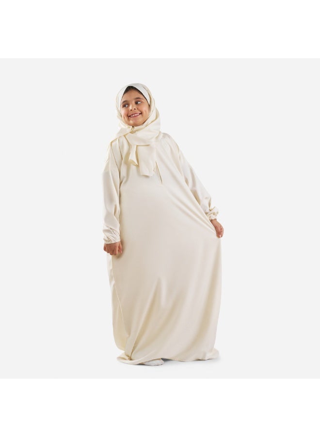 Reetal Girls Prayer Set with Mat & Abaya – Soft Velvet – Age 6-14 – Multicolor – Size M - Image 3