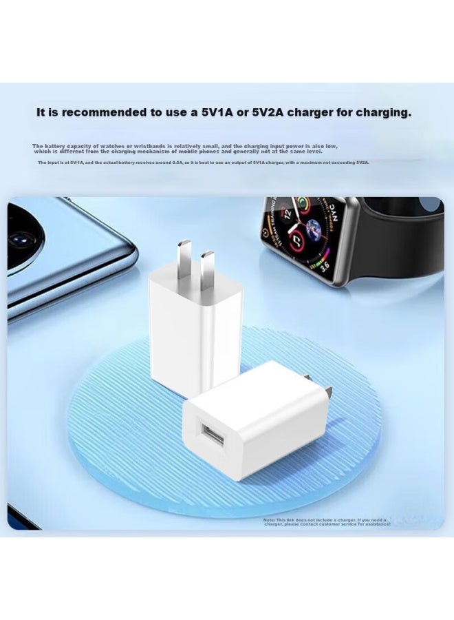 Ten Flashes Tenflash Little Genius Charging Cable Woven Charger Universal Z11/Z10/Z9/Youth Edition/Z8/Z7S/Z7/Z6P/Z6S/Z6D Little Genius Kids Smartwatch Charger Fast Charging - Image 3