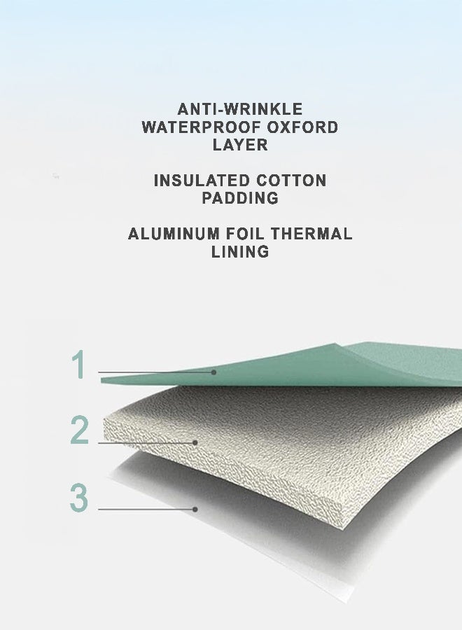 توشيونيكس حقيبة غداء معزولة - بتصميم وجه مبتسم - حقيبة أكسفورد حرارية مانعة للتسرب بمقبض جلدي - حجرة رئيسية واحدة وجيب خارجي - للمكتب والمدرسة والعمل والسفر والوجبات الخفيفة - قابلة لإعادة الاستخدام وخفيفة الوزن - مقاس 23.5 × 14 × 20.5 سم - سعة 6.5 لتر - Image 5