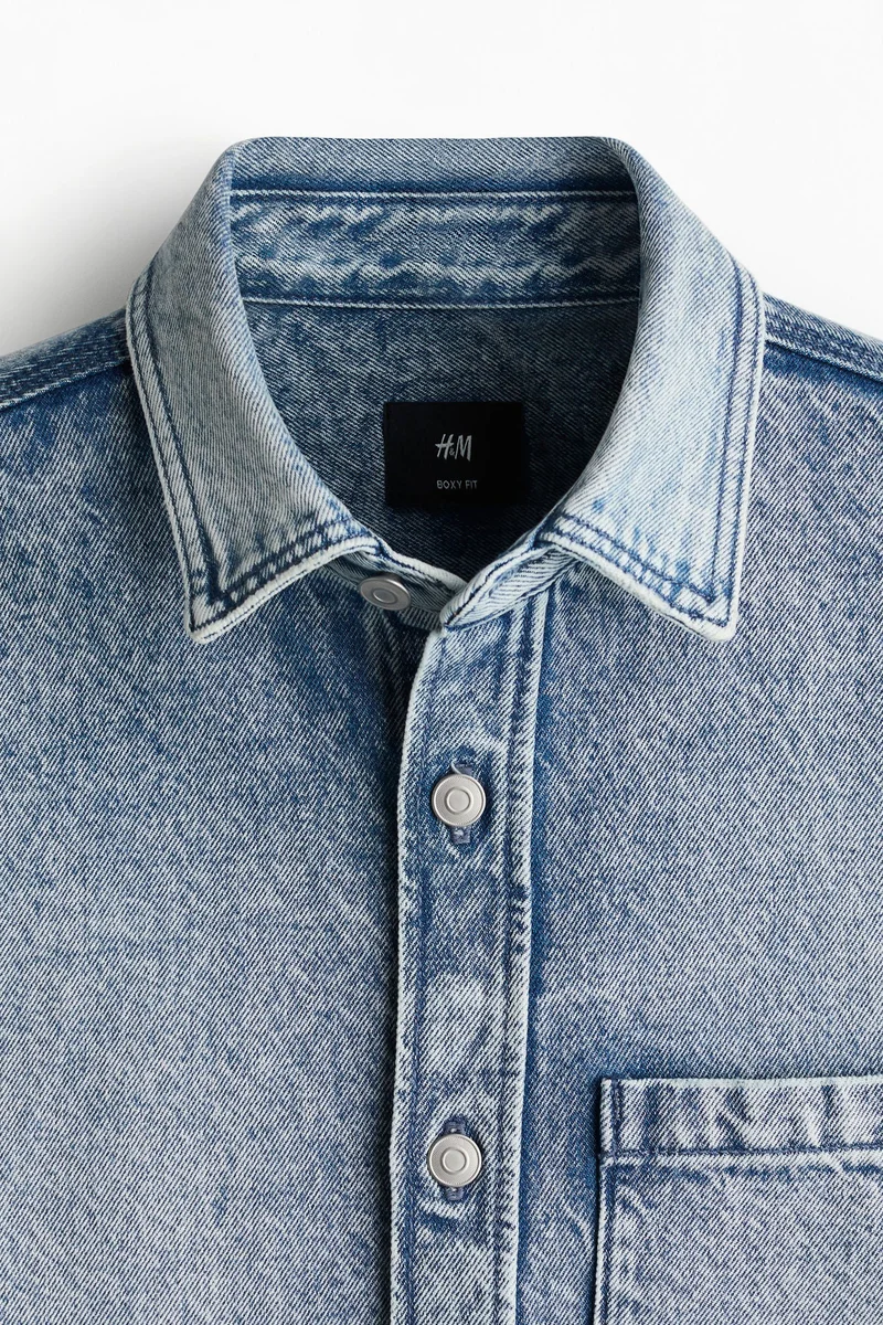 H&M Boxy Fit Denim shirt