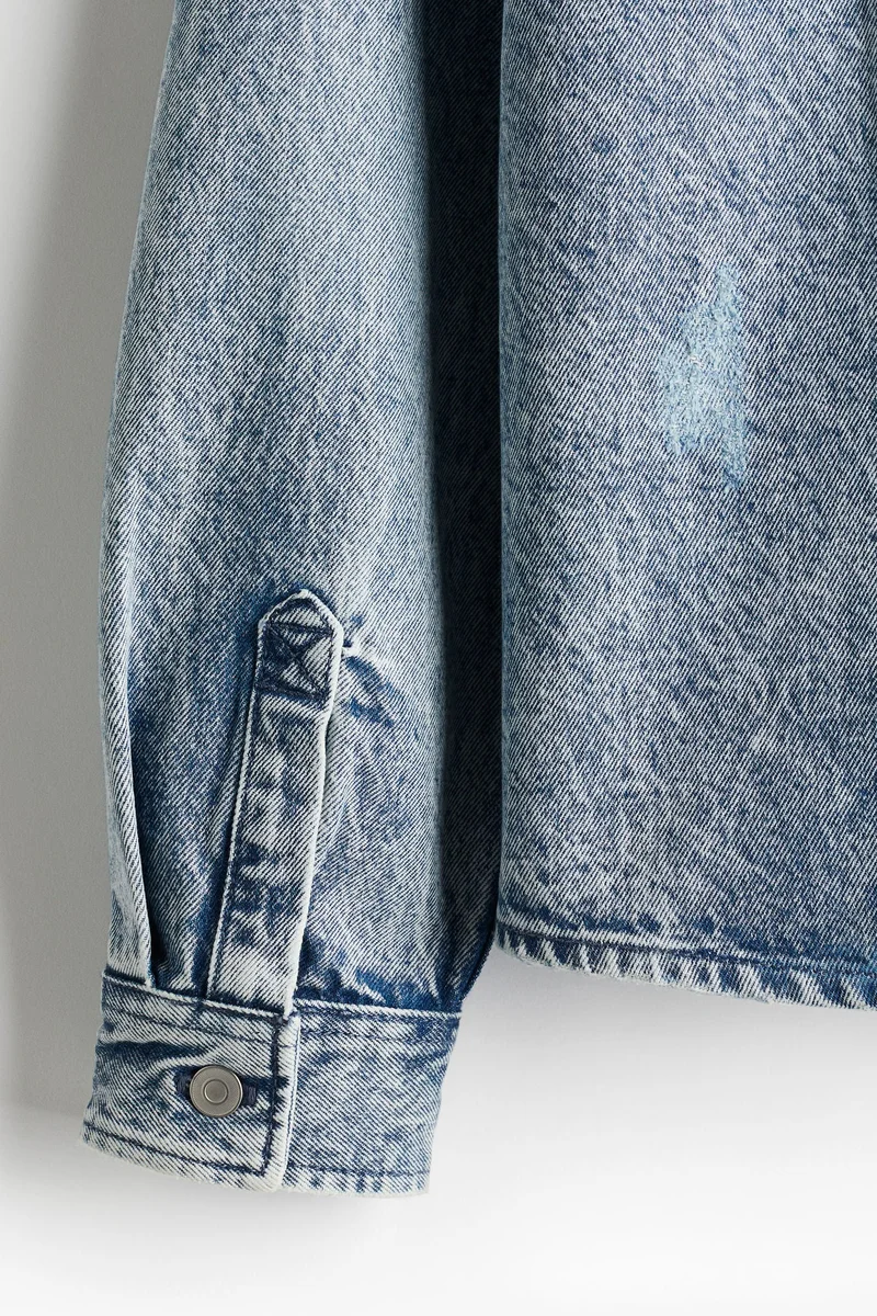 H&M Boxy Fit Denim shirt