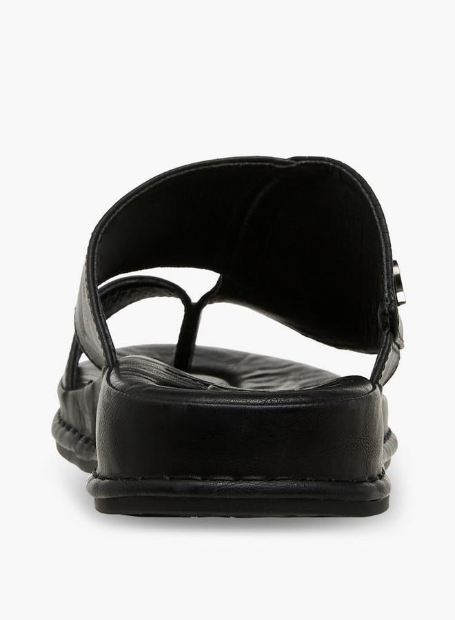 Al Waha Men Textured Arabic Sandals - Image 5