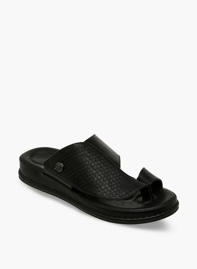 Al Waha Men Textured Arabic Sandals