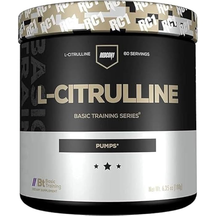 REDCON1 L-Citrulline Pump Formula - Keto Friendly & Gluten Free Nitric Oxide Boosting Supplement - Muscle Pump Supplement with L-Citrulline Powder (60 Servings) - Image 1