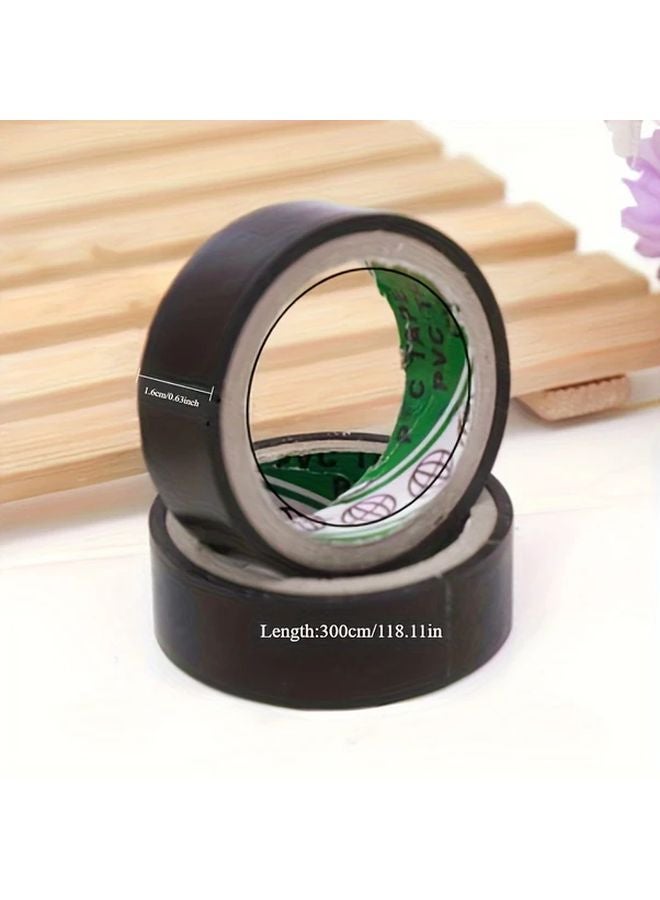 10 Pcs Black Electrical Tape High Temperature Resistance Flame Retardant Waterproof - Image 5