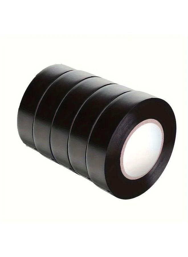 10 Pcs Black Electrical Tape High Temperature Resistance Flame Retardant Waterproof - Image 4