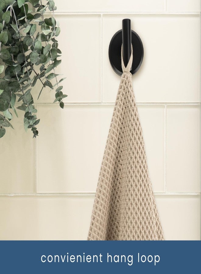 S&T INC. Bath Towels, Premium Towels for Bathroom, Extra Large, Absorbent Microfiber for Home, Yoga, and Gym, Waffle Weave, 30 Inches x 60 Inches, 4 Pack, Beige - Image 5