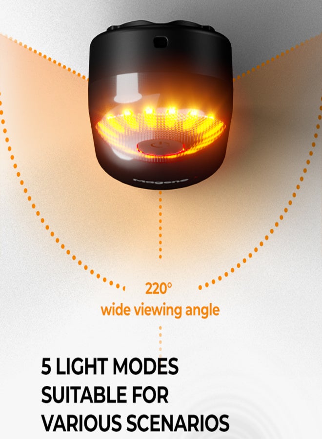 MAGENE L508 Bike Tail Light Bicycle Intelligent Rear Lights Waterproof Brake Sensoring Cycling Warning Lamp Mobilephone Magene APP Control Support 5 Light Modes - Image 4