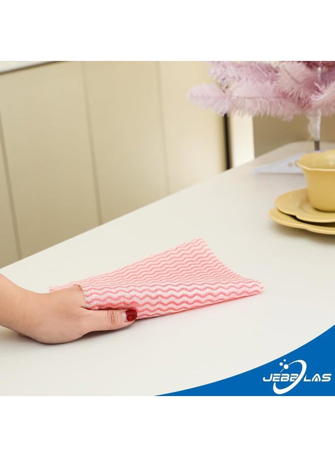 Jebblas Reusable Cleaning Wipe, Household &Kitchen Towels,Disposable Cleaning Cloth, Dish Cloth Dish Towels Dish Rags Reusable Kitchen Paper Towels, Wash Towels, 2 Rolls of 200 Sheets - Image 5