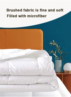 Arabest Duvet,Queen Size Quilt Down Comforter Insert Microfiber White 200X230centimeter  - Image 2