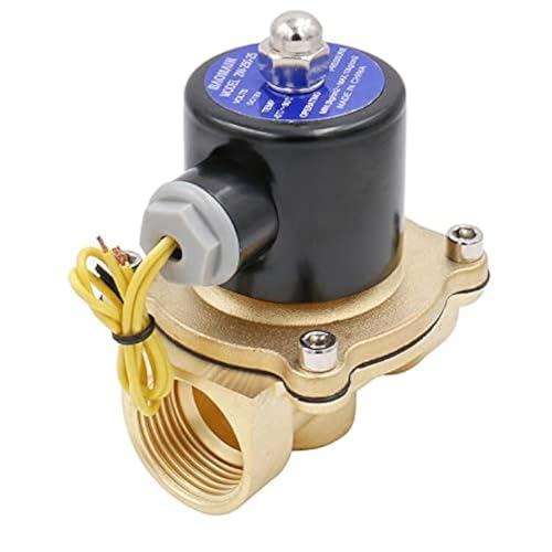 Baomain 1 inch DC 12V Brass Electric Solenoid Valve Water Air NC Valve 2W-250-25 - Image 1
