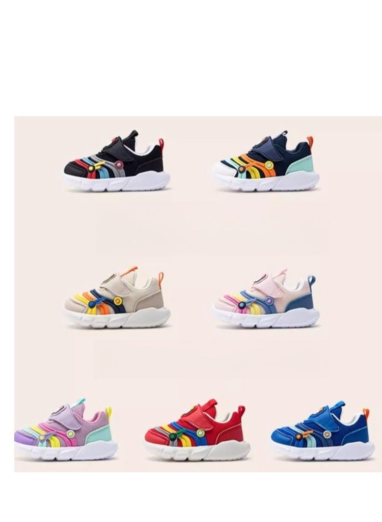 Snoopy Baby Breathable Walking Shoes With Soft Sole, Anti Slip And Anti Kick Function Shoes - Image 4