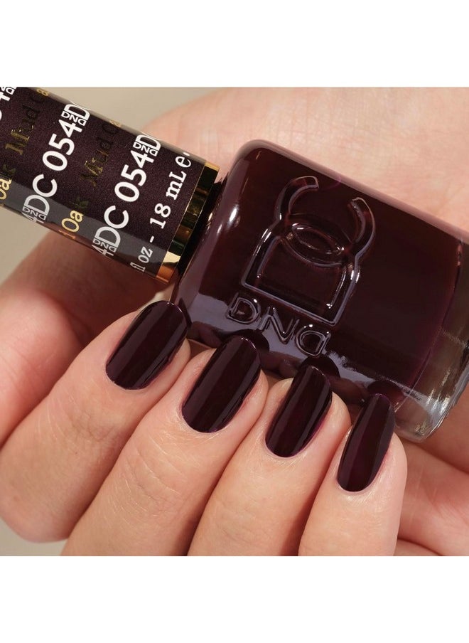 DAISY DND - Dnd Gel Polish Set 1 Each Of Brown Gel Polish And Brown Nail Polish 054 Mud Oak 0.5 Fl Oz - Image 1