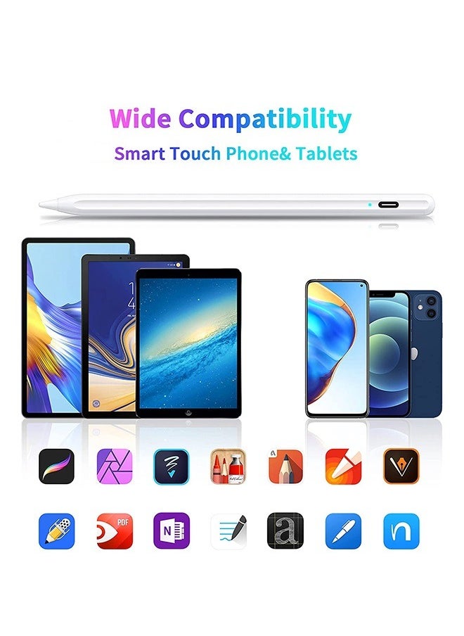 Generic Pencil Touch Screen Stylus Pen For iOS and Android devices, Rechargeable Stylist Pen Compatible With Samsung Huawei phones and tablets  - Image 2