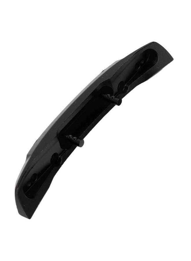 Thoraya Front Bumper Aluminum Alloy with U Shape Hook for RC Car Replacement Accessories for AXIAL 1/24 SCX24 Black  - Image 4