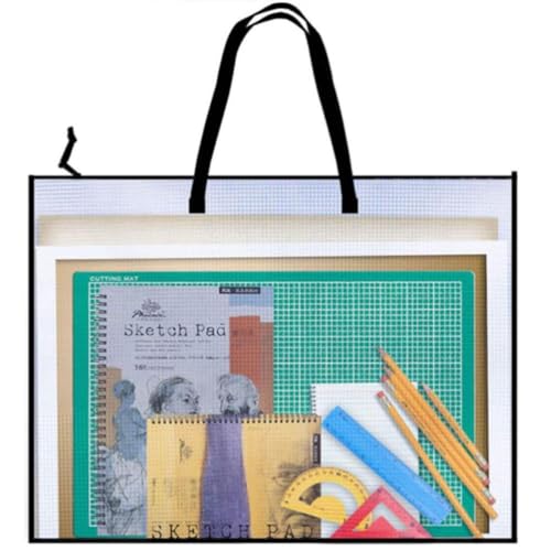xinxingin A2 Portfolio Bag, Artwork Storage and Organization Solution, 25X19 Inch Art Folder for Artists, Students, and Professionals, Ideal for Outdoor Art Transport and Document Storage - Image 1