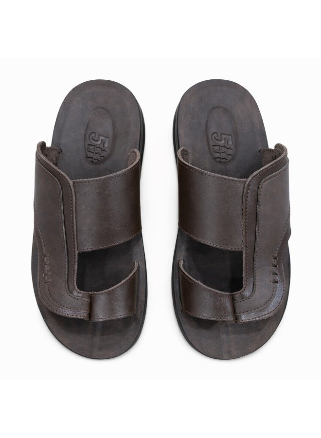 سليبررجالي جلد طبيعى خليى – تصميم عصري مريح بخامة عالية الجودة ونعل طبي مبطن – مثالي للاستخدام اليومي والمشاوير - Image 5