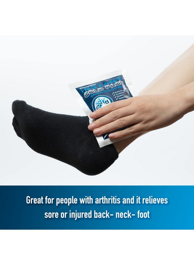 General Medi Instant Ice Cold Pack (4”x 5.5”) - 8 Packs Disposable Cold Therapy Ice Packs for Pain Relief, Swelling, Inflammation, Sprains, Toothache - for Athletes & Outdoor Activities - Image 5