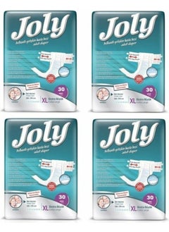 JOLY Waistband Patient Diapers Xlarge 120 Pieces 30 Pieces 4 Pieces 