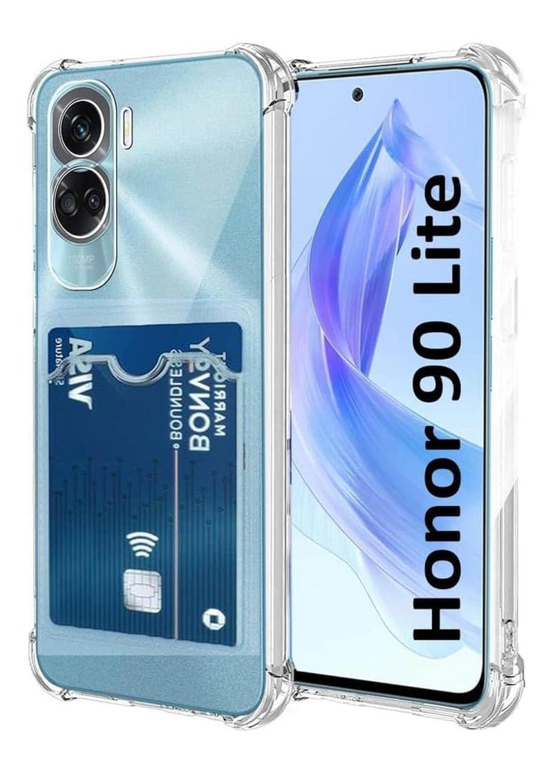 HONOR 90 Lite 5G Wallet Cover Transperent Case  - Image 1