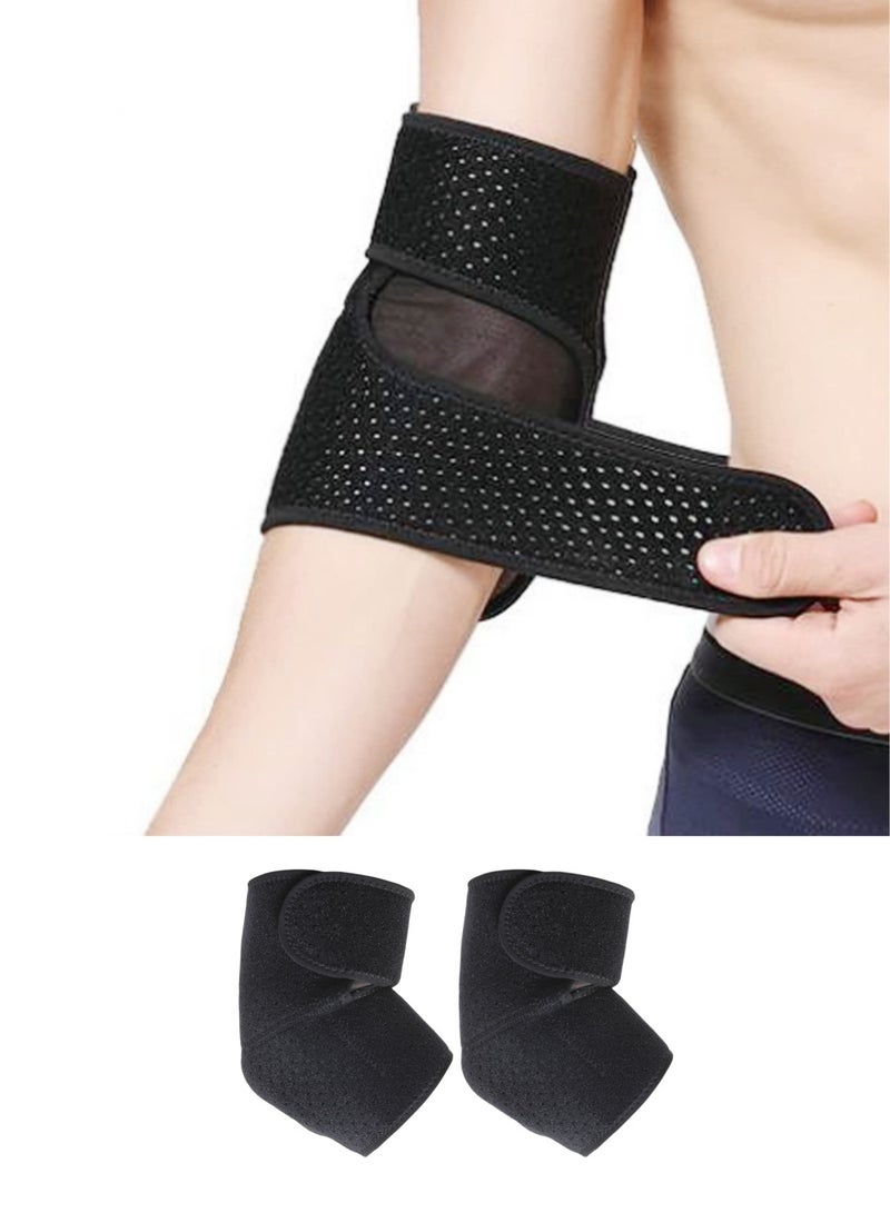 Mmmon Adjustable Elbow Brace for Men & Women - Instant Pain Relief for Tennis Elbow, Golfer’s Elbow, Tendonitis & Arthritis - Advanced Support for Weightlifting, Gym, Sports Injury Recovery & Daily Use  - Image 1