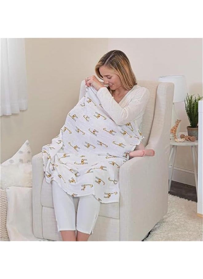 MIXDE Baby Swaddle Blanket, 3 Pack Muslin Blankets for Girls & Boys, Muslin Swaddle Blankets Neutral Receiving Blanket  - Image 5