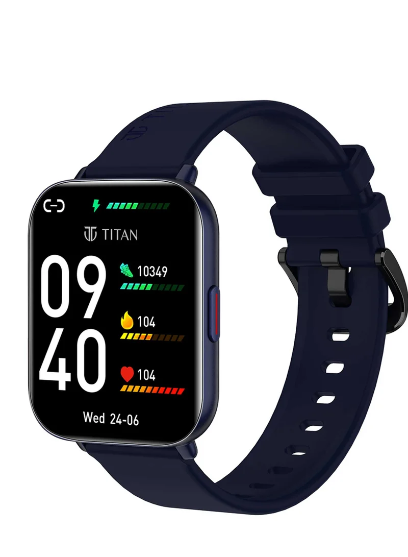TITAN Titan Smart 2- Touch Screen with Blue Strap, Amoled Display, SpO2 and Always on Display