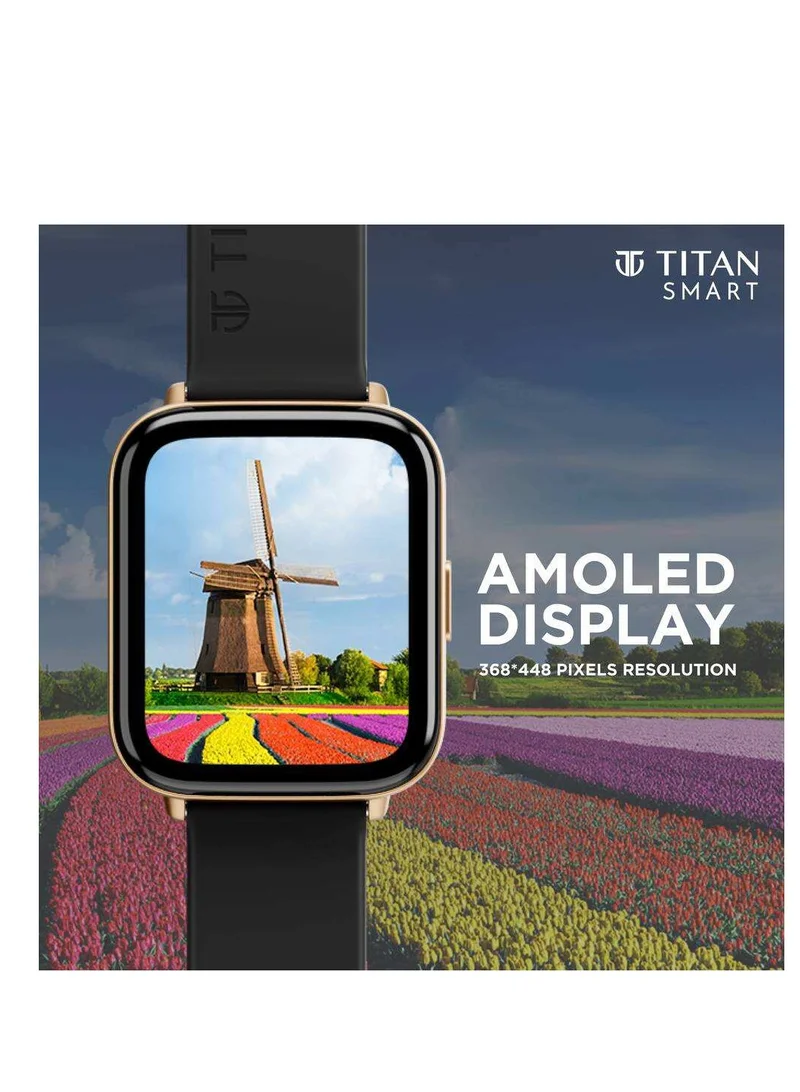 TITAN Titan Smart 2- Touch Screen with Blue Strap, Amoled Display, SpO2 and Always on Display