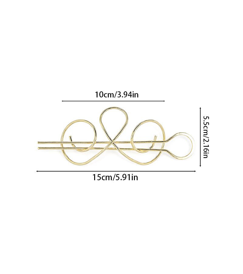 Golden Elegant U Shaped Double Prong Hairpin for Bun Styling Daily Special Occasions - Image 4