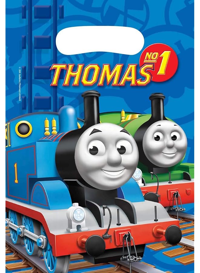 Amscan Thomas The Tank Engine 6 Party Bags Black Gold 10026050
