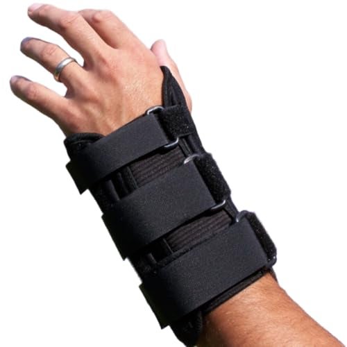 Alpha Medical Padded Night Day Wrist Brace Support Stabilization and Comfort for Carpal Tunnel Tendonitis and Injury Recovery Large Right - Image 2