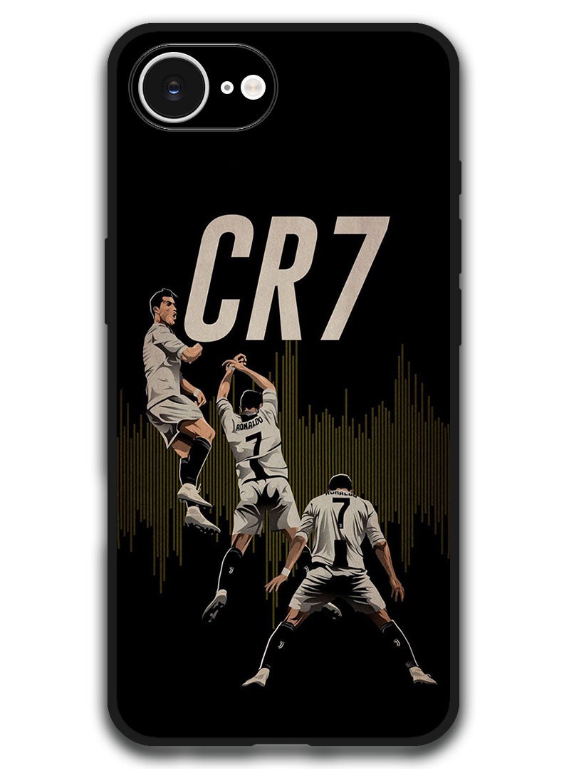 Theodor Case Compatible with Apple iPhone 16e 6.1 Inch Protection Shockproof Bumper Cover - CR7 (3) - Image 1