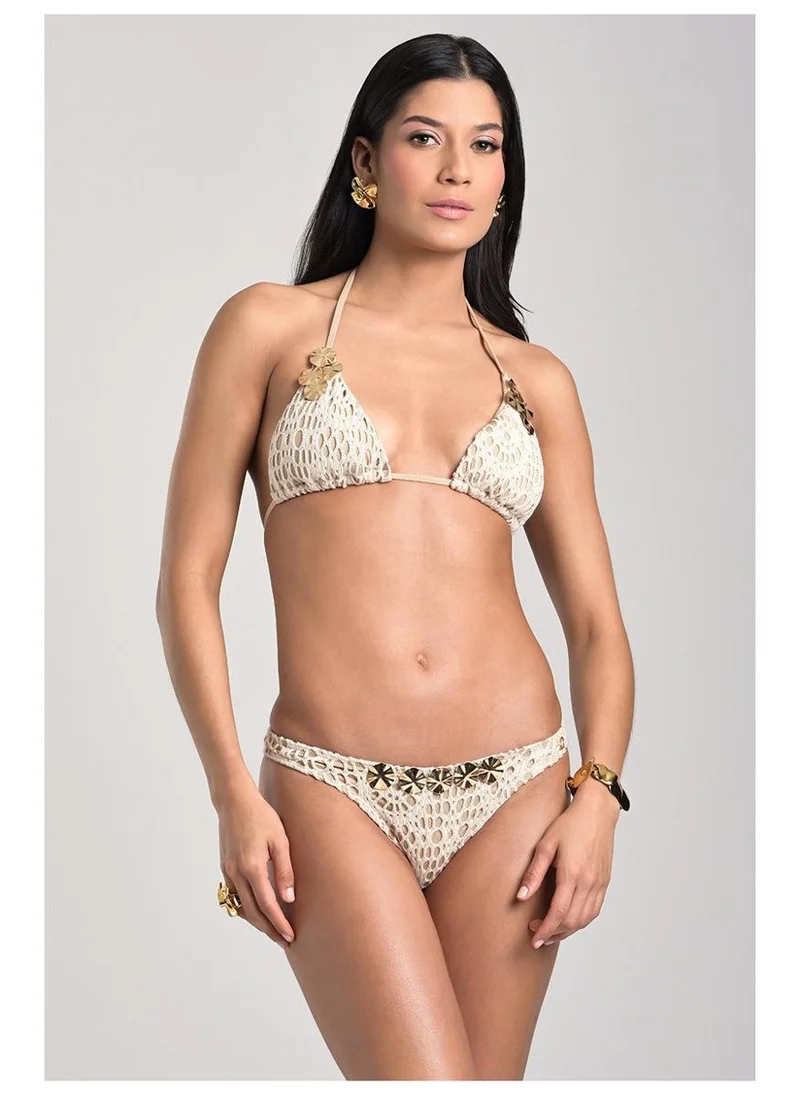 Carmen Steffens Off-white Mandala Bikini