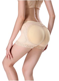 NIBEMINENT Breathable Stretch Hip-Up Shapewear Beige  - Image 4