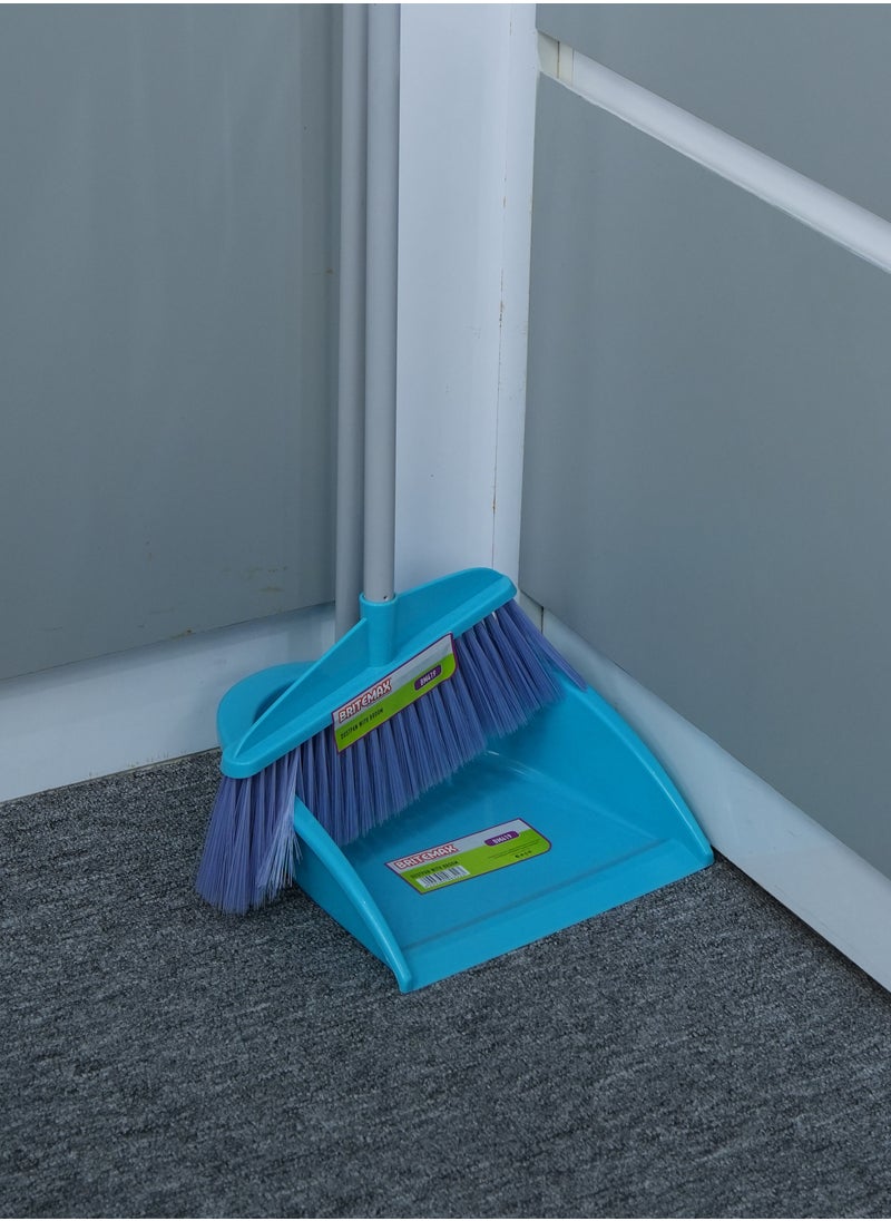 BRITEMAX Dustpan with Broom For cleaning
