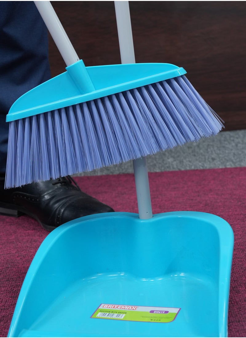 BRITEMAX Dustpan with Broom For cleaning