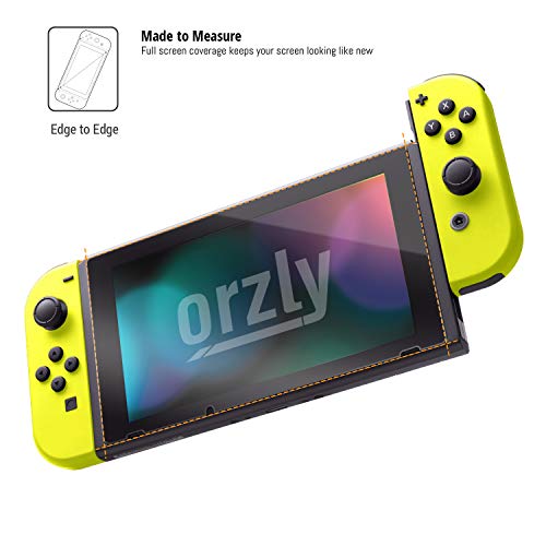 Orzly Glass Screen Protectors Compatible with Nintendo Switch - Premium Tempered Glass Screen Protector Twin Pack [2X Screen Guards - 0.24mm] for 6.2 Inch Tablet Screen on Nintendo Switch Console - Image 4
