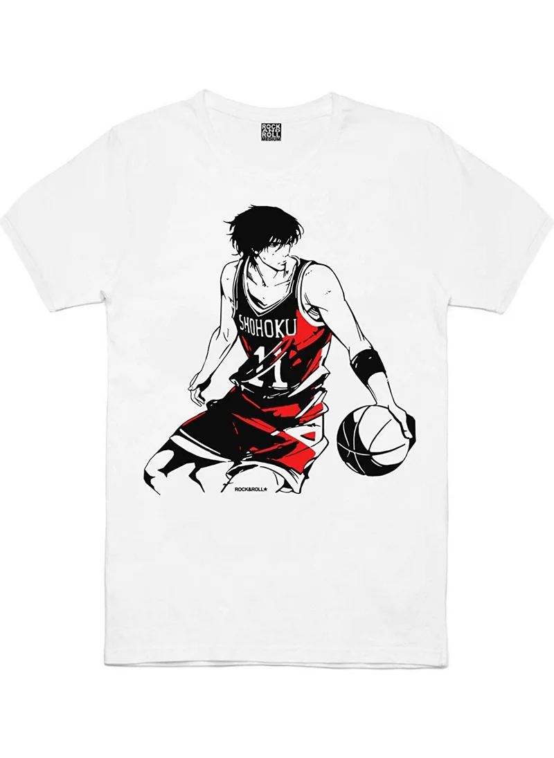 Rock&Roll Chicago Basket, Handsome Basketball Woman 2-Piece Eco Pack T-Shirt