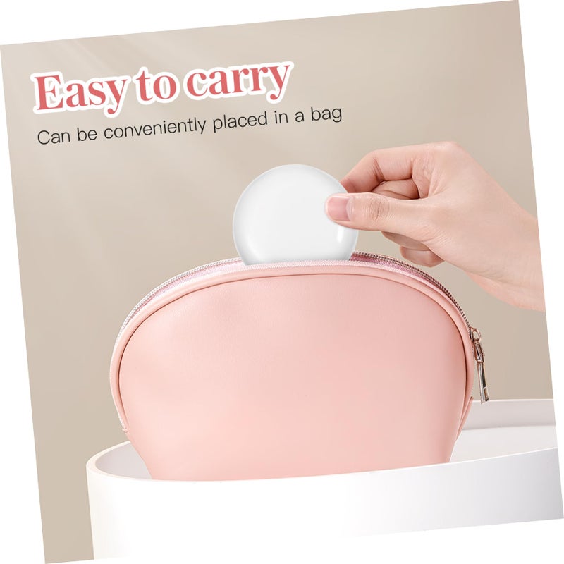Beaupretty 2Pcs Empty Lips Balm Jars Plastic Lip Mask Holders with Silicone Lip Brush and Mirror Lid Face Cream Containers - Image 3