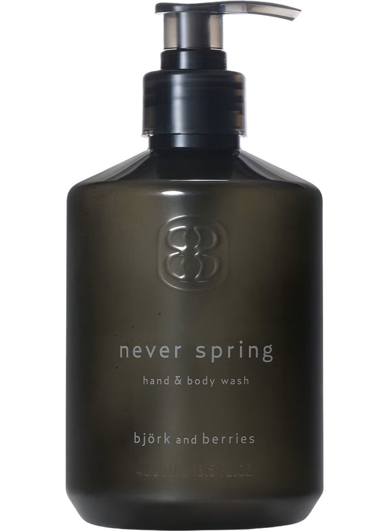 BJORK & BERRIES Björk and Berries Never Spring Hand & Body Wash 400ml - Image 1