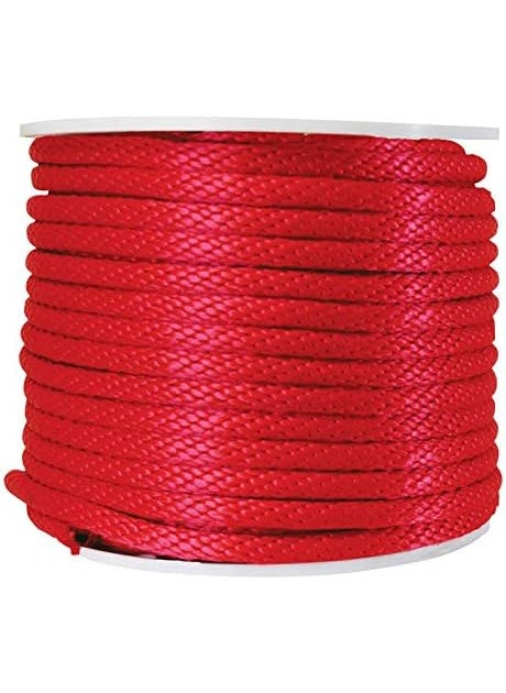 Wellington Wellington 58 in Dia x 200 ft L Red Solid Braided Poly Derby Rope  - Image 1