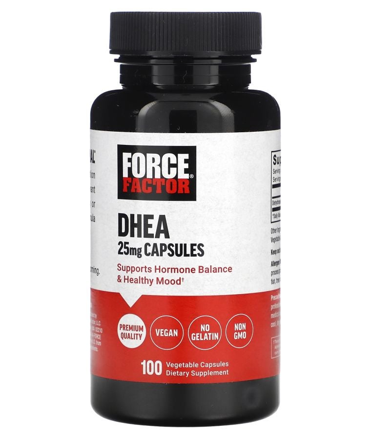 Force Factor DHEA 25 mg 100 Vegetable Capsules