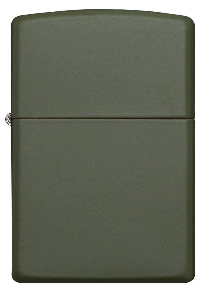 Zippo ولاعة زيبّو خضراء غير لامعة - Image 2